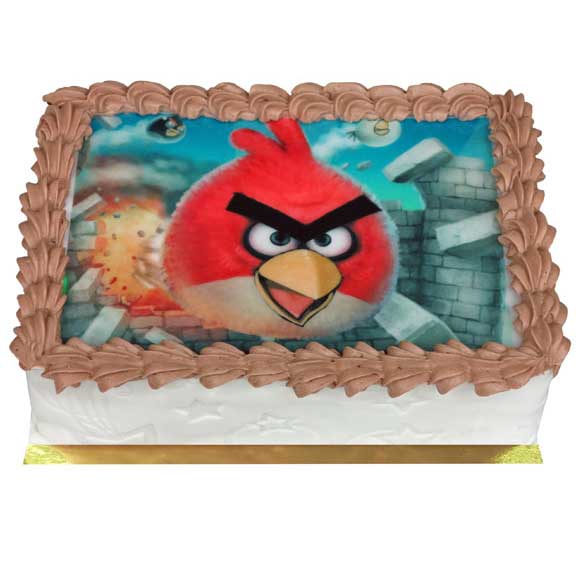Angry Birds - obrázek vytištěný na jedlý papír Klasik