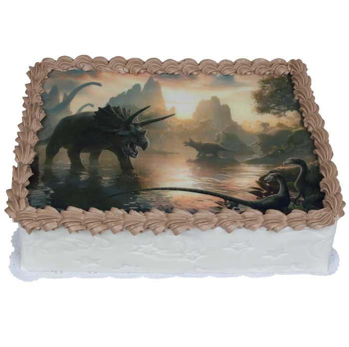 Dinosaurus - tisk obrázku na jedlý papír Klasik