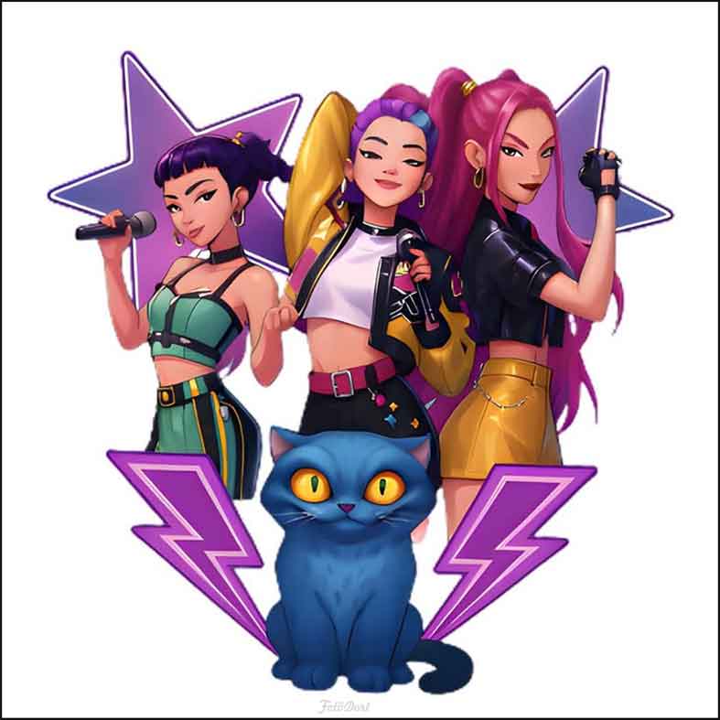 KPop Demon Hunters 870 (postavy Rumi, Mira a Zoey)