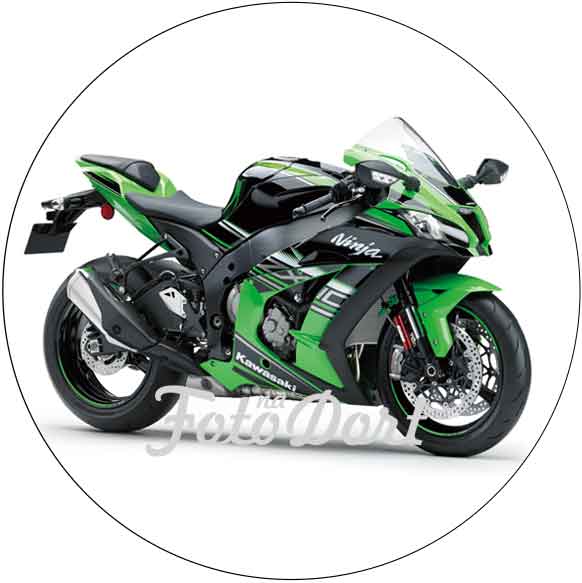 Motorka Kawasaki Ninja - kruh